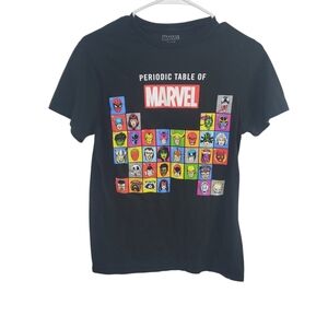 Marvel periodic table of super heros and Villains tshirt size Small